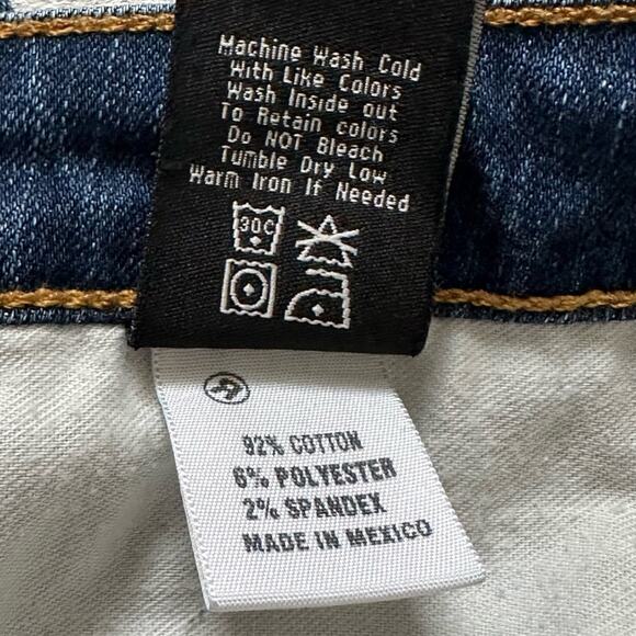 Big Star Jeans Low Rise Remy Flap Pocket Embroidered Bootcut Stretch Size 30L - Picture 10 of 12